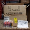 OVER 1100 BRAND NEW CANON AND BROTHER INK CARTRIDGES TO INCLUDE MODELS ( PF -1632 ) (PF-570XLBK) (PF571CLY) (B-LC09/41/47/900/950BK) - IN 4 BOXES