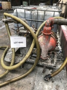 AIR OPERATED DIAPHRAGM PUMP (NOTE: ASSET LOCATED IN MIDDLETON & MUST BE REMOVED BY 16TH SEPTEMBER 2022)