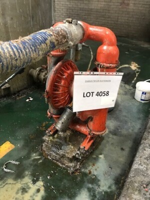 AIR OPERATED DIAPHRAGM PUMP (NOTE: ASSET LOCATED IN MIDDLETON & MUST BE REMOVED BY 16TH SEPTEMBER 2022)