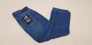 9 X BRAND NEW NOISY MAY MEDIUM BLUE DENIM JEANS SIZE 34/32 RRP £32.00 (TOTAL RRP £288.00)