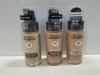 132 X BRAND NEW REVLON COLOUR STAY FOUNDATION IN VARIOUS SHADES. NEW UNUSED TESTERS REF: EMP001