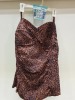 25 X BRAND NEW SPANX LEOPARD TWIST BANDEAU TANKINI SIZE XL ( RRP $34.99 ) ( TOTAL RRP $ 874.75 )