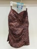 25 X BRAND NEW SPANX LEOPARD TWIST BANDEAU TANKINI SIZE XL ( RRP $34.99 ) ( TOTAL RRP $ 874.75 )