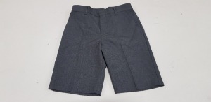 60 X BRAND NEW F&F PACKS OF 2 REGULAR FIT GREY BOYS SHORTS ALL IN SIZE (11-12 YRS ) RRP £ 11 .00 ( TOTAL RRP £ 660.00 )