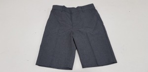 60 X BRAND NEW F&F PACKS OF 2 REGULAR FIT GREY BOYS SHORTS ALL IN SIZE (11-12 YRS ) RRP £ 11 .00 ( TOTAL RRP £ 660.00 )