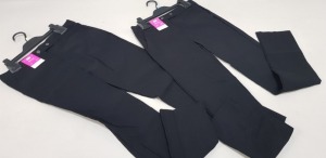 58 X BRAND NEW F&F GIRLS SLIM LEG TROUSERS ALL IN VARIOUS SIZES TO INCLUDE ( 11-12 YRS - 12 - 13 YRS - 13-14 YRS 15-16 YRS ) ALL IN BLACK