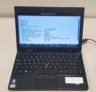 1 X LENOVO X100E LAPTOP - 320GB - HARD DRIVE WIPED - NO OS - WITH CHARGER