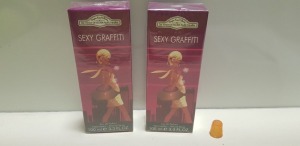 50 X BRAND NEW ORIGINAL FRENCH COLLECTION SEXY GRAFFITI EAU DE PARFUM - 100ML