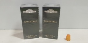 50 X BRAND NEW ORIGINAL FRENCH COLLECTION IRRESISTIBLE EAU DE TOILETTE - 100ML