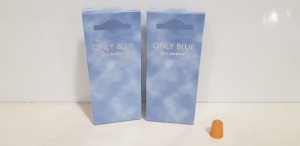 50 X BRAND NEW ORIGINAL FRENCH COLLECTION ONLY BLUE EAU DE PARFUM - 100ML