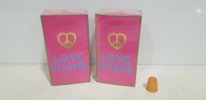 50 X BRAND NEW ORIGINAL FRENCH COLLECTION LOVE WISHS EAU DE PARFUM - 100ML