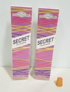 50 X BRAND NEW ORIGINAL FRENCH COLLECTION SECRET EAU DE PARFUM - 100ML