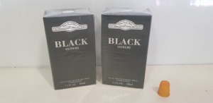 50 X BRAND NEW ORIGINAL FRENCH COLLECTION BLACK EXTREME EAU DE TOILETTE - 100ML