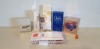 14 PIECE MIXED FRAGRANCE LOT TO CONTAIN JAMES BOND EAU DE COLOGNE 30ML,, HUMMER EAU DE TOILETTE 125ML, LOVE GLAM LOVE EAU DE TOILETTE 80ML, ANTONIO BANDERAS THE SECRET EAU DE TOILETTE 100ML, GIORGIO BEVERLY HILLS EAU DE TOILETTE 30ML, SUNFLOWERS EAU DE TO