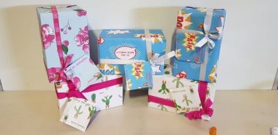 5 X BOMB COSMETICS STUCK ON YOU WRAPPED GIFT SETS