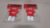 400 X BRAND NEW OFFICIAL MANCHESTER UNITED CAR / WINDOW RETRO REPLICA MINI KITS WITH SUCTION CUP - (IN 2 CARTONS)