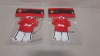 400 X BRAND NEW OFFICIAL MANCHESTER UNITED CAR / WINDOW RETRO REPLICA MINI KITS WITH SUCTION CUP - (IN 2 CARTONS)