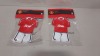 400 X BRAND NEW OFFICIAL MANCHESTER UNITED CAR / WINDOW RETRO REPLICA MINI KITS WITH SUCTION CUP - (IN 2 CARTONS)