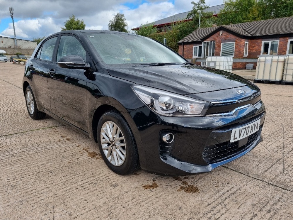 BLACK KIA RIO 2 ISG Reg No: LV70 KVA, Mileage: 16500 FIRST REGISTERED ...