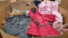 FULL PALLET OF ASSORTED CLOTHING TO INCLUDE WOMENS COATS , SCARF MENS , SWEATERS , KNITTED JUMPERS , WOMENS DRESS S ETC - ON A FULL PALLET COME LOOSE