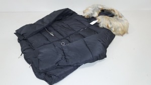 8 X BRAND NEW TOPSHOP FAUX FUR COLLARED COATS IN SIZE 12 AND SIZE 8 ( RRP £65.00 TOTAL RRP £ 520 .00 )