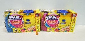 18 X BRAND NEW ZURO BUNCH O BALLOONS SELF-SEALING PARTY BALLOONS - RRP £29.99 EACH TOTAL £539.82 - IN 3 CARTONS