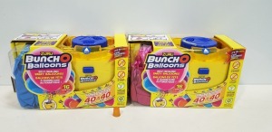 18 X BRAND NEW ZURO BUNCH O BALLOONS SELF-SEALING PARTY BALLOONS - RRP £29.99 EACH TOTAL £539.82 - IN 3 CARTONS