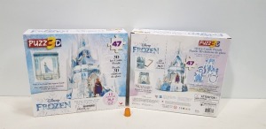 40 X BRAND NEW DISNEY FROZEN PUZZ3D - 3D ICE CASTLE PUZZLE - IN 10 CARTONS