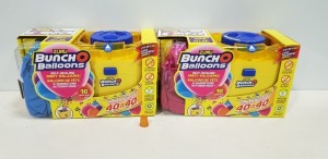 18 X BRAND NEW ZURO BUNCH O BALLOONS SELF-SEALING PARTY BALLOONS - RRP £29.99 EACH TOTAL £539.82 - IN 3 CARTONS