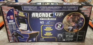 TAITO ARCADE 1 UP AT HOME ARCADE MACHINE - SPACE INVADERS (ORIGINAL & COLOUR) - NOTE: THIS IS AN UNDELIVERED ITEM AND STILL IN ORIGINAL PACKAGING - SEE IMAGES