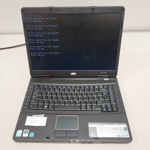 1 X ACER 5630EZ LAPTOP - HARD DRIVE WIPED - NO OS - WITH CHARGER