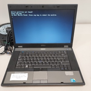 1 X DELL LATITUDE E5510 LAPTOP - INTEL CORE I5 2.4GHZ - SOLID STATE - HARD DRIVE WIPED - NO OS - WITH CHARGER