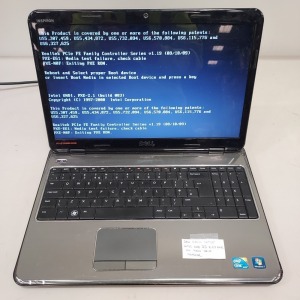 1 X DELL SOLO LAPTOP - INTEL CORE I3 3RD GEN - HARD DRIVE WIPED - NO OS - WITH CHARGER