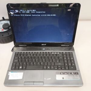 1 X ACER 5732 LAPTOP - HARD DRIVE WIPED - NO OS - WITH CHARGER