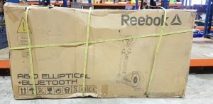 1 X BRAND NEW REEBOK ASTRORIDE A6.0 ELLIPTICAL CROSS TRAINER IN SILVER / BLACK - PLEASE NOTE BOX IS DAMAGED