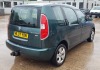 GREEN SKODA ROOMSTER 2 TDI 105. ( DIESEL ) Reg : ML07YON Mileage : 129,278 Details: 5 SPEED MANUAL DIESEL SKODA ROOMSTER H/B 1896CC FIRST REGISTERED 22/4/2007 HAS V5 MOT UNTIL 15/2/2023 1 KEY - 4