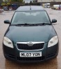 GREEN SKODA ROOMSTER 2 TDI 105. ( DIESEL ) Reg : ML07YON Mileage : 129,278 Details: 5 SPEED MANUAL DIESEL SKODA ROOMSTER H/B 1896CC FIRST REGISTERED 22/4/2007 HAS V5 MOT UNTIL 15/2/2023 1 KEY - 5