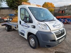 WHITE CITROEN RELAY 35 L3 HDI. ( DIESEL ) Reg : LC62KRO Details: CITROEN RELAY 35 L3 HDI 2198CC RECOVERY TRUCK. FIRST REGISTERED 31/10/2012 6 SPEED MANUAL DIESEL 1 KEY, NO V5. ,MOT UNTIL 9/8/2023 WITH SUPERWINCH & CONTROL SINGLE CAR TRANSPORTER THIS VEHIC