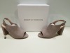 16 X BRAND NEW DOROTHY PERKINS TAUPE SAVO HEELED SANDALS UK SIZE 7 RRP-£28.00 TOTAL RRP-£448.00