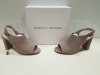 16 X BRAND NEW DOROTHY PERKINS TAUPE SAVO HEELED SANDALS UK SIZE 6 RRP-£28.00 TOTAL RRP-£448.00