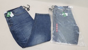 14X EASY DENIM BLUE DENIM JEANS SIZE 34/34 RRP-£18.00 PP