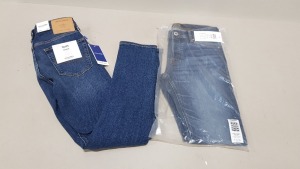 6 X JACK AND JONES BLUE DENIM JEANS SIZE 29/30