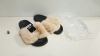 15 X BRAND NEW FAUX FUR SLIDERS - SIZE 8 - RRP-£10 PP