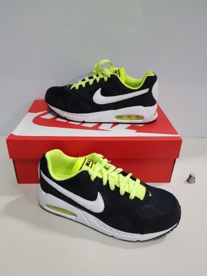 6 X BRAND NEW NIKE AIR MAX IVO IN BLACK / VOLT - ALL IN SIZE UK 5.5 ( RRP £ 69.99 PP )