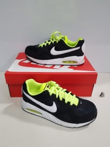 5 X BRAND NEW NIKE AIR MAX IVO IN BLACK / VOLT - ALL IN SIZE UK 5.5 ( RRP £ 69.99 PP )