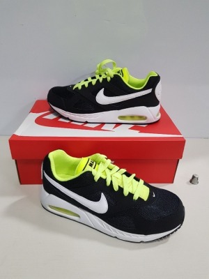 5 X BRAND NEW NIKE AIR MAX IVO IN BLACK / VOLT - ALL IN SIZE UK 5.5 ( RRP £ 69.99 PP )