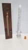 60 X BRAND NEW LAKELAND ADVENT TAPER CANDLE AND HOLDER - SIZE APPROX 5.5CM X 29 CM H - IN 2 BOXES