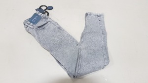 15 X BRAND NEW PAPAYAYA GREY DENIM JEANS IN VARIOUS SIZES RRP-£16.00