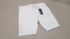 19 X BRAND NEW BURTONS MENSWEAR LONDON WHITE DENIM JEANS IN SIZE 36