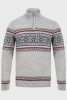 30 X PIECE MIXED CLOTHING LOT CONTAINING 20X KENSINGTON GREY 1/4 ZIP FUNNEL NECK CHRISTMAS JUMPERS IN L-10 - XL 20 AND 10 X IT MOOSE BE RED CHRISTMAS JUMPERS IN SIZE LARGE -